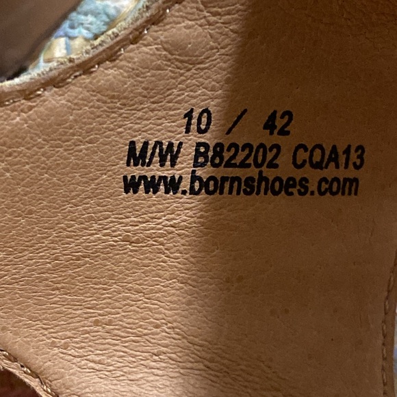 Born tan floral wedges - Picture 9 of 9